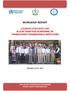 Country Strategy for Blood Donation Screening of Transfusion Transmissible Infections WORKSHOP REPORT