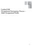 Cardinal Hill Occupational Participation Process Process: Adult INSERT Occupational Profile