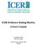 ICER Evidence Rating Matrix: A User s Guide
