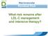 Macrovascular Residual Risk. What risk remains after LDL-C management and intensive therapy?