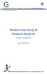 Biodiversity Study & Biomass Analysis