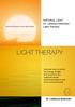 LIGHT THERAPY. Fosfenos. NATURAL LIGHT Dr. Lefebure Methods Light Therapy. Dr. Lefebure Methods