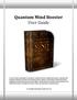 Quantum Mind Booster User Guide