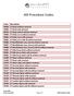 ADI Procedure Codes. August 2016 Revised April 2017 Page 1 of 7 ADI Procedure Codes