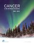 CANCER. in the Northwest Territories March 2014