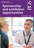 Sponsorship and exhibition opportunities