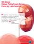 ISN Global Kidney Policy Forum Series: Focus on Latin America