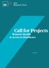Call for Projects Women s Health & Access to Healthcare