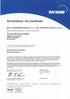 Z E R T I F I K AT. Rayonex Biomedical GmbH DIN EN ISO 9001 : 2008