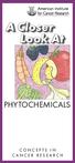 A Closer Look At PHYTOCHEMICALS C O N C E P T S I N C A N C E R R E S E A R C H