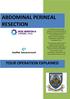 ABDOMINAL PERINEAL RESECTION