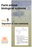 Farm animal biological systems