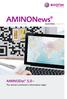 AMINONews. AMINODat 5.0. The animal nutritionist s information edge! Information for the Feed Industry Special Edition August 2016