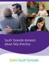 South Tyneside domestic abuse help directory