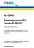 Triiodothyronine (T3) Human ELISA Kit