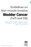 Guidelines on Non-muscle-invasive Bladder Cancer (TaT1 and CIS)