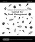 Catfish Fry Pond Management