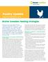 Poultry Update. Broiler breeders feeding strategies. Feed recommendations 2016