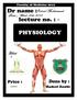 Cardiac Muscle Physiology. Physiology Sheet # 8