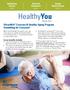 HealthyYou. Silver&Fit Exercise & Healthy Aging Program. Something for Everyone! Preferred Pharmacies page 3. Annual Physical Exams page 7