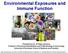 Environmental Exposures and Immune Function