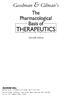 THERAPEUTICS. Goodman & Gilman's The Pharmacological Basis of. eleventh edition. McGRAW-HILL