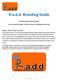 R.a.d.d. Branding Guide