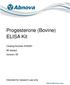 Progesterone (Bovine) ELISA Kit