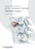 ACIS Anterior Cervical Interbody Spacer