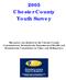 2005 Chester County Youth Survey