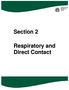 Respiratory and Direct Contact