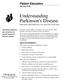 Understanding Parkinson s Disease Important information for you and your loved ones