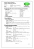 Material Safety Data Sheet according to Regulation (EC) 1907/2006