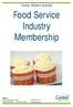 Food Service Industry Membership