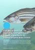 Fish Meal and Fish Oil Replacement with Landbased Ingredients in Hybrid Striped Bass Feeds