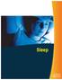 Sleep. elibrary Reference Materials