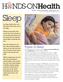 Sleep. H NDS-ONHealth. Types of Sleep. Health Wave Newsletter, September 2011 Visit us on our website at