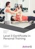 Level 3 Certificate in Personal Training