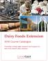 Dairy Foods Extension