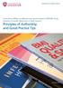 Principles of Authorship and Good Practice Tips