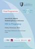 HIV in Pregnancy. Final Programme. Joint RCOG/BHIVA Multidisciplinary Conference. Friday 20 January 2012