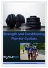 Strength and Conditioning Plan for Cyclists