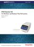 PCR Starter Kit. For MiniAmp and MiniAmp Plus PCR systems USER GUIDE USER GUIDE. Part. No Revison C.0