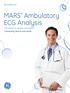 MARS Ambulatory ECG Analysis The power to assess and predict