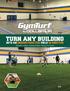 BEFORE TURN ANY BUILDING INTO AN INDOOR PRACTICE FIELD IN MINUTES. Portable :: Indoor :: Practice Fields :: Fitness Turf Tracks AFTER