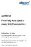 Free Fatty Acid Uptake Assay Kit (Fluorometric)