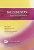 THE DEMENTIAS. Hope Through Research. LEARN ABOUT: Types of dementia Risk factors Diagnosis and treatment Current research