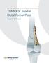 TOMOFIX Medial Distal Femur Plate