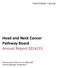 Head and Neck Cancer Pathway Board Annual Report 2014/15