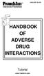 HANDBOOK OF ADVERSE DRUG INTERACTIONS